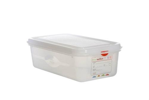 GSX-1310-990 | GASTRONOX 1/3 - PROFONDEUR 100MM - 4L COUVERCLE ET CLIPS INCLUS