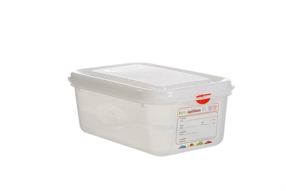 GSX-1410-990 | GASTRONOX 1/4 - PROFONDEUR 100MM - 2,8L COUVERCLE ET CLIPS INCLUS