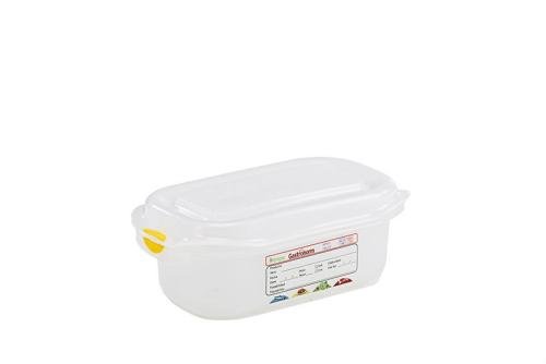GSX-1906-990 | GASTRONOX 1/9 - PROFONDEUR 65MM - 0,6L COUVERCLE ET CLIPS INCLUS