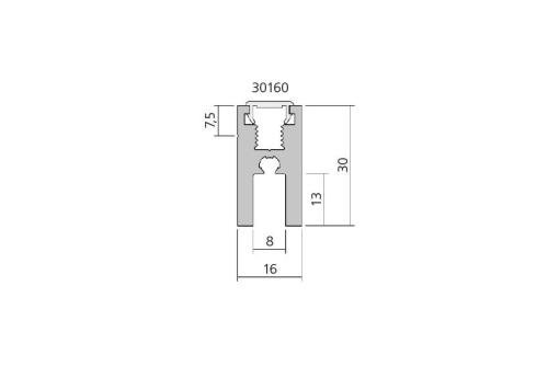 17223.10 | PROFIL DE VERRE FINITION : E6/EV1