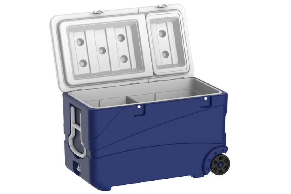 ICP-1080-060 | GLACIERE ISOTHERME - 80L AVEC 2 ROUES ICE BOX PRO - 830X470X520MM