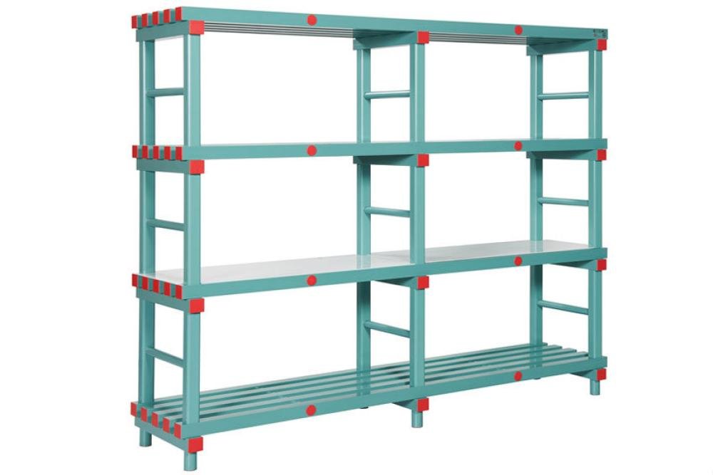 RAC-2005-040 | REKSTELLING 2000X500X1820MM 4 NIV - TUSSENAFSTAND 500MM