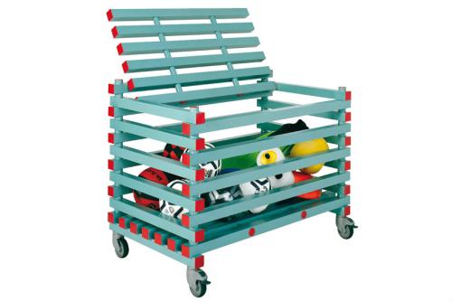 RCR-0003-040 | HORIZONTALE STOCKAGEWAGEN MET DEKSEL 1200X700X910MM-90MM OPENING