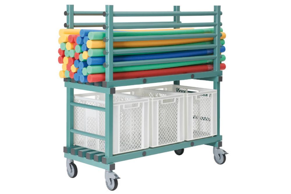 RCR-0004-040 | KUNSTSTOF STOCKAGEWAGEN SPECIAL ZWEMBAD 1380X600X1450MM