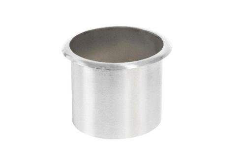 JVO-1030-000 | RVS AFVALKOKER ROND - Ø152MMX133MM MET RONDE FLENS 15MM - Ø178MM