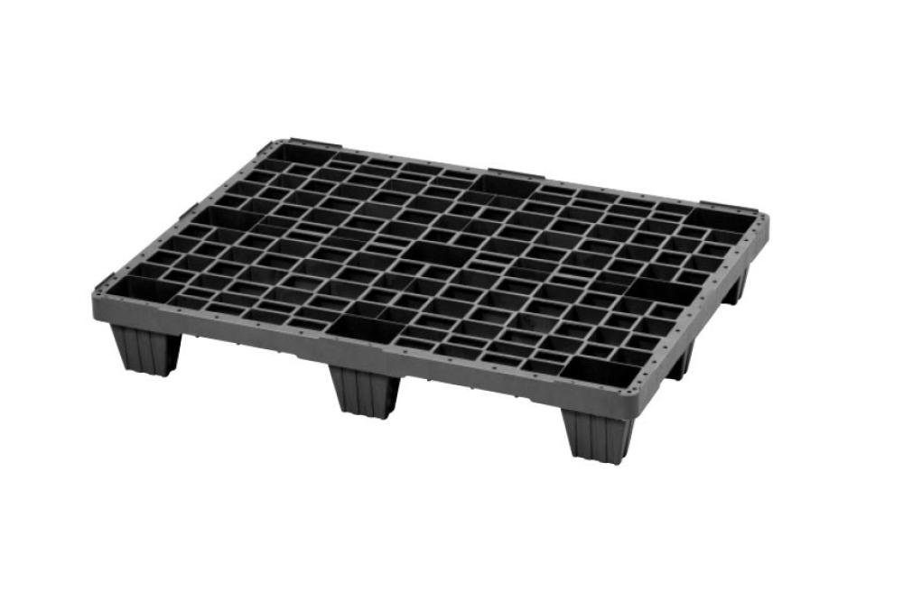 PXP-6100-020 | EXPORT PALLET - 800X600X130MM - REG OPEN DEK - 9 POTEN