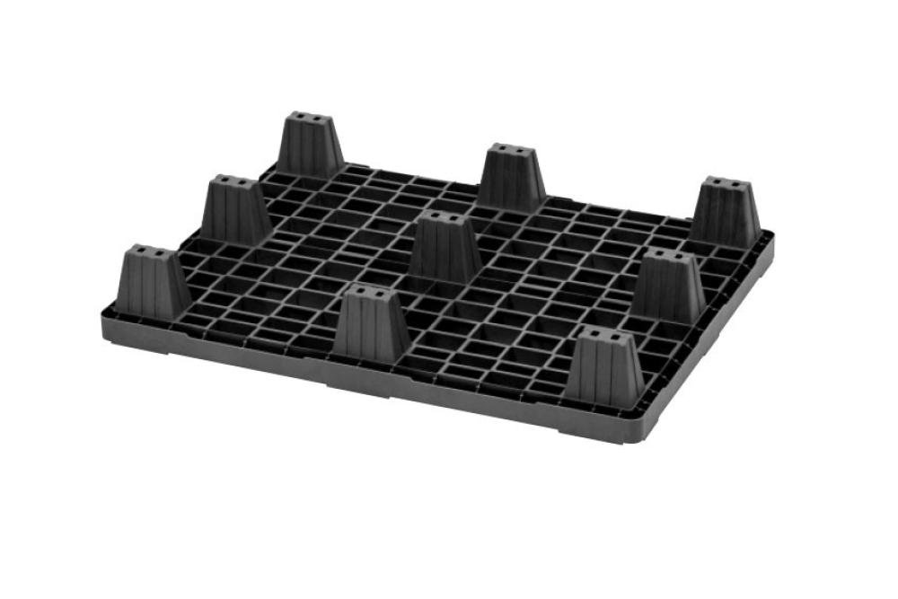 PXP-6100-020 | EXPORT PALLET - 800X600X130MM - REG OPEN DEK - 9 POTEN