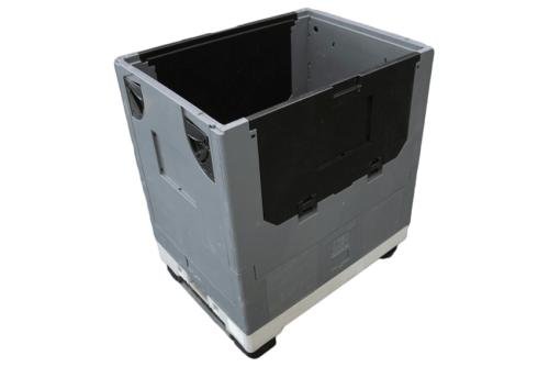 PLD-0601-050 | DOLLY CONTAINER 800X600X910MM INKLAPBAAR + 2 KLAPDEUREN