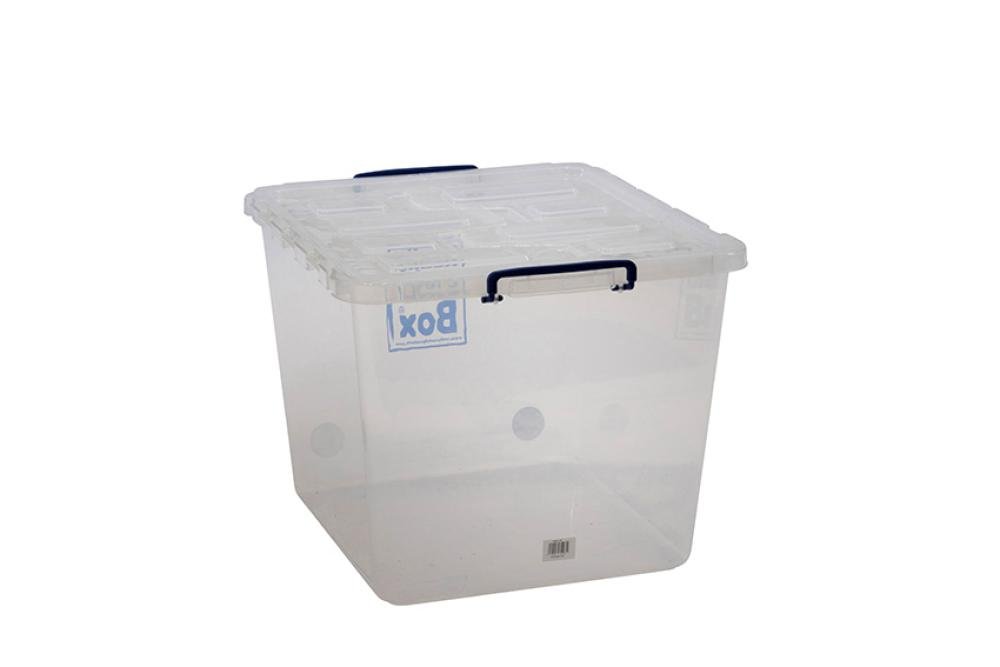 RQN-0601-990 | BOÎTE TRANSPARENTE COUVERCLE INCL 60L WINGED LID - 520X460X385MM