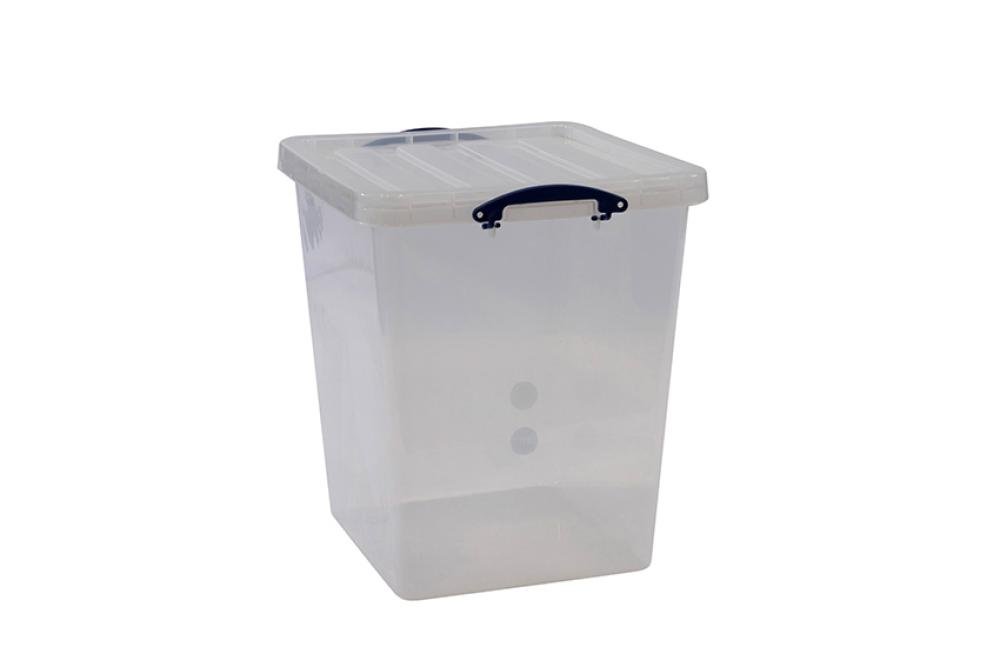 RQN-0870-990 | BOÎTE TRANSPARENTE COUVERCLE INCL 87L 520X470X560MM