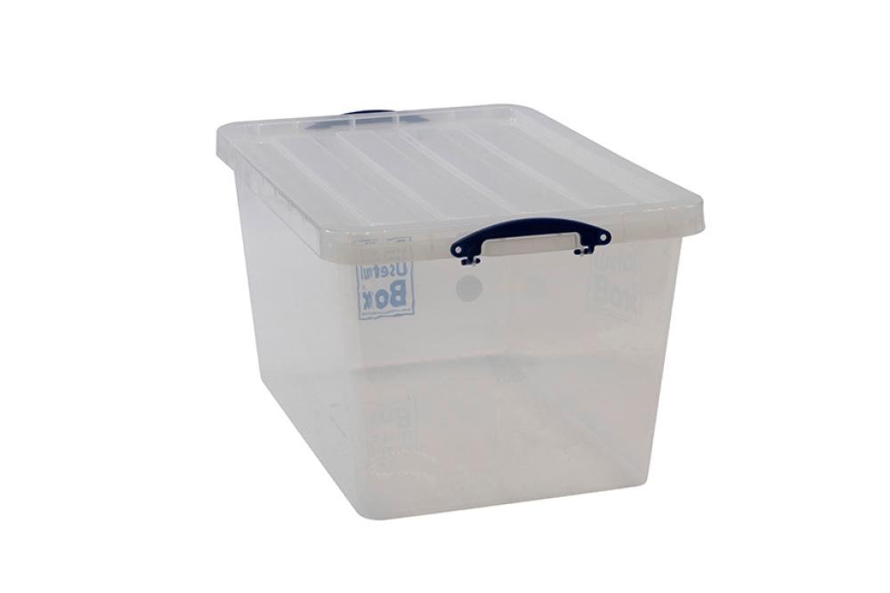 RQN-0960-990 | TRANSPARANTE BOX INCL DEKSEL 96L 715X495X400MM