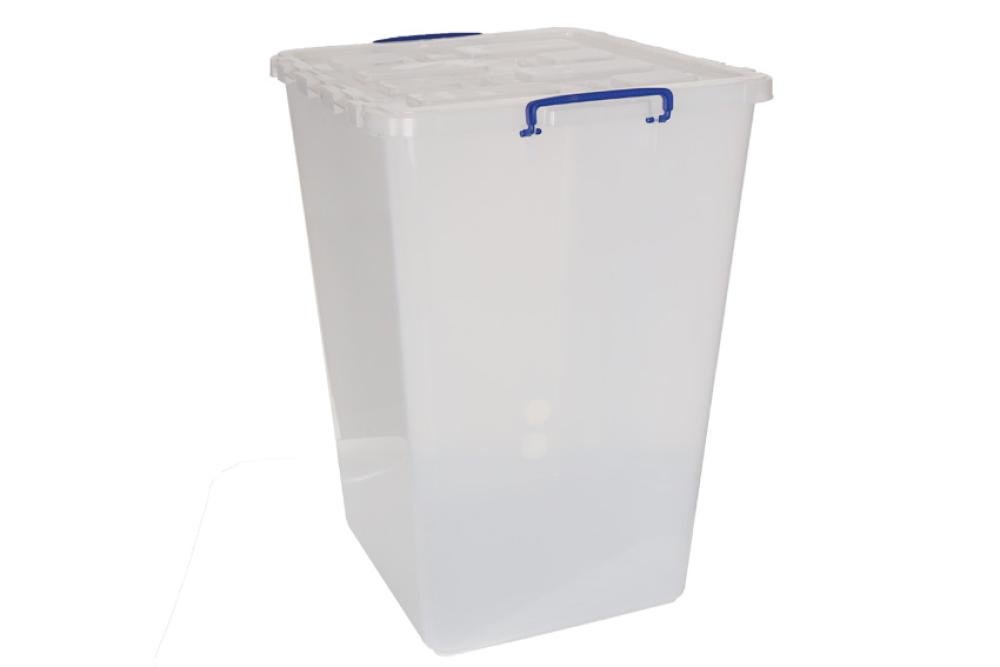 RQN-1061-990 | BOÎTE TRANSPARENTE COUVERCLE INCL 106L WINGED LID - 520X460X675MM