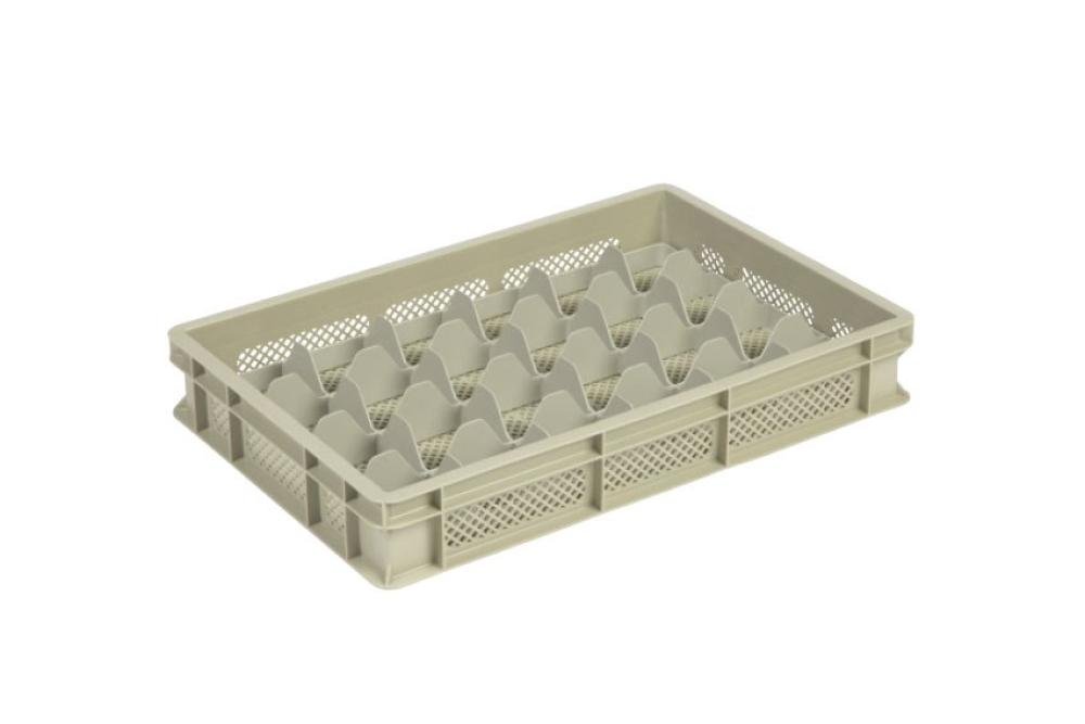 GOP-9104-093 | CASIER A VERRES 24 COMP. 600X400X100MM Ø86MM - AJOURE