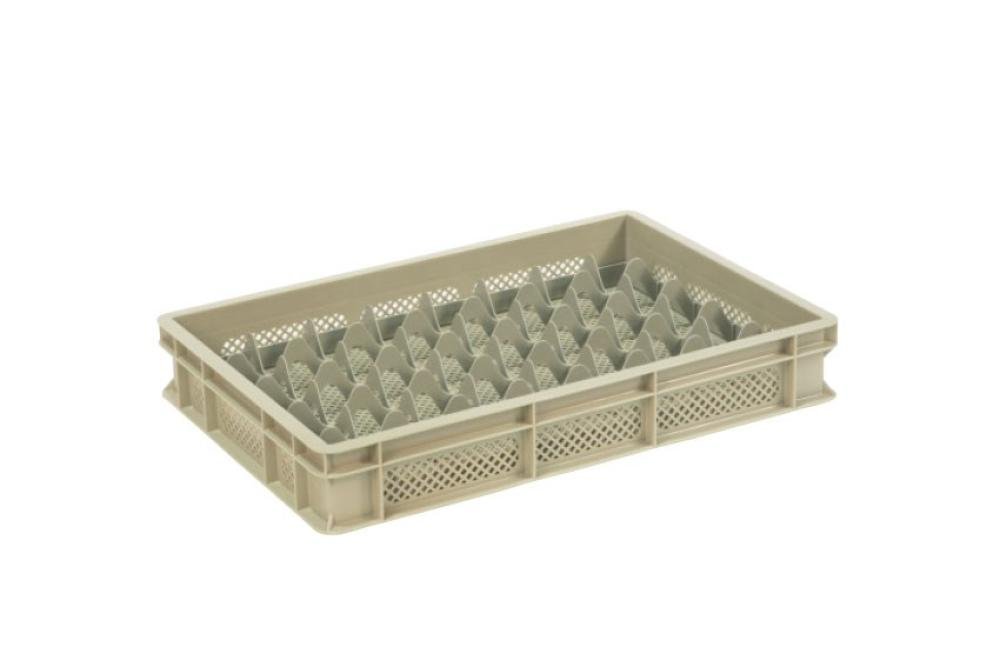 GOP-9106-093 | CASIER A VERRES 40 COMP. 600X400X100MM Ø68MM - AJOURE