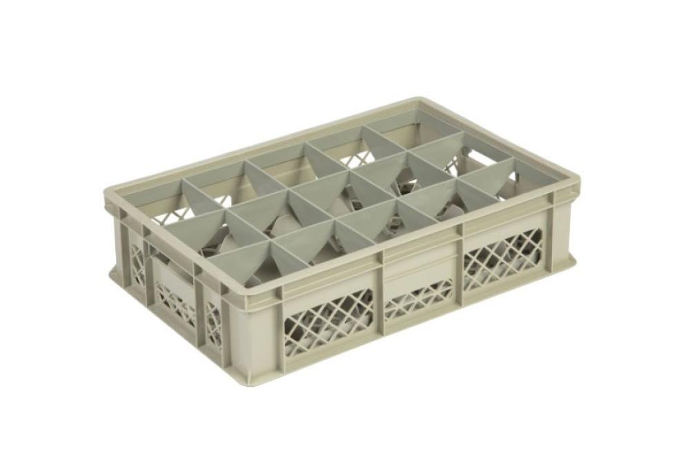 GOP-9153-093 | CASIER A VERRES 15 COMP. 600X400X150MM Ø106MM - AJOURE