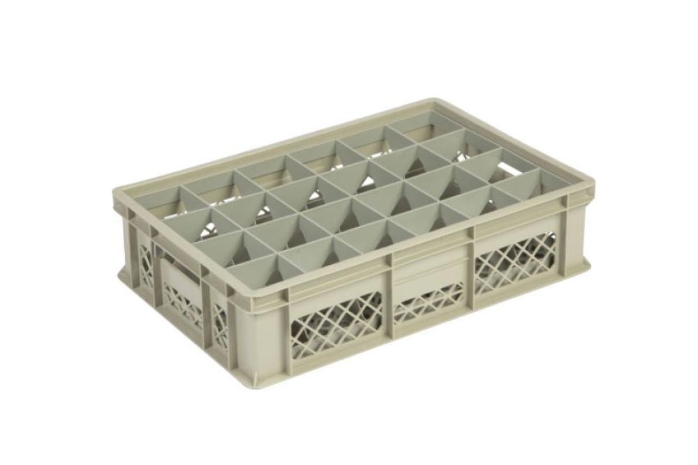 GOP-9154-093 | GLAZENBAK 24 VAKKEN 600X400X150MM Ø86MM - GEPERFOREERD