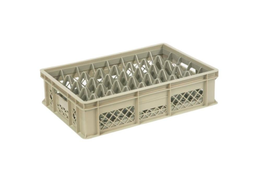 GOP-9156-093 | GLAZENBAK 40 VAKKEN 600X400X150MM Ø68MM - GEPERFOREERD