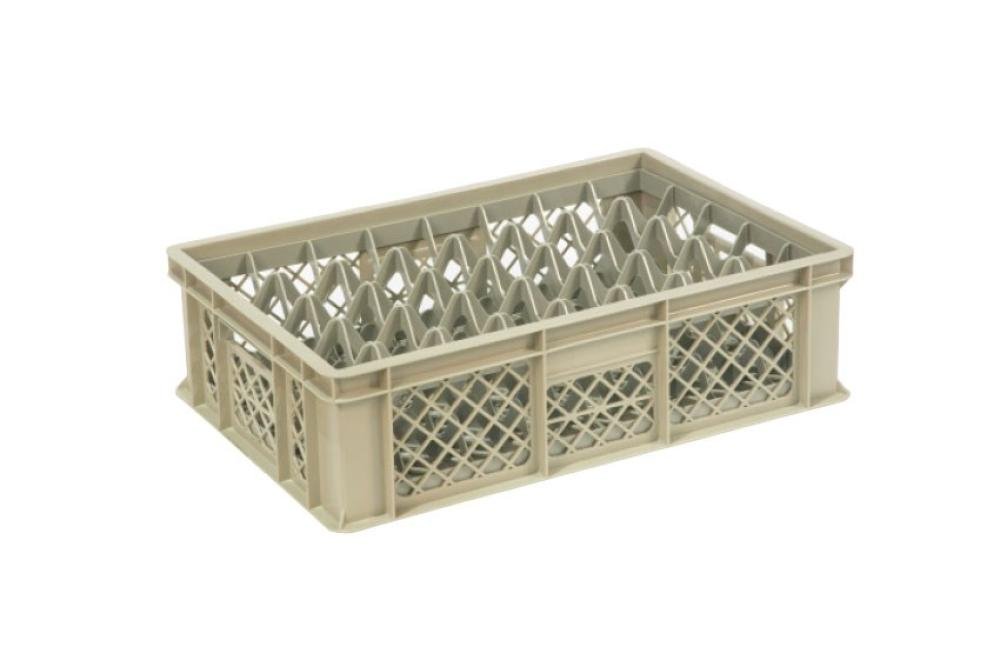 GOP-9176-093 | GLAZENBAK 40 VAKKEN 600X400X170MM Ø68MM - GEPERFOREERD