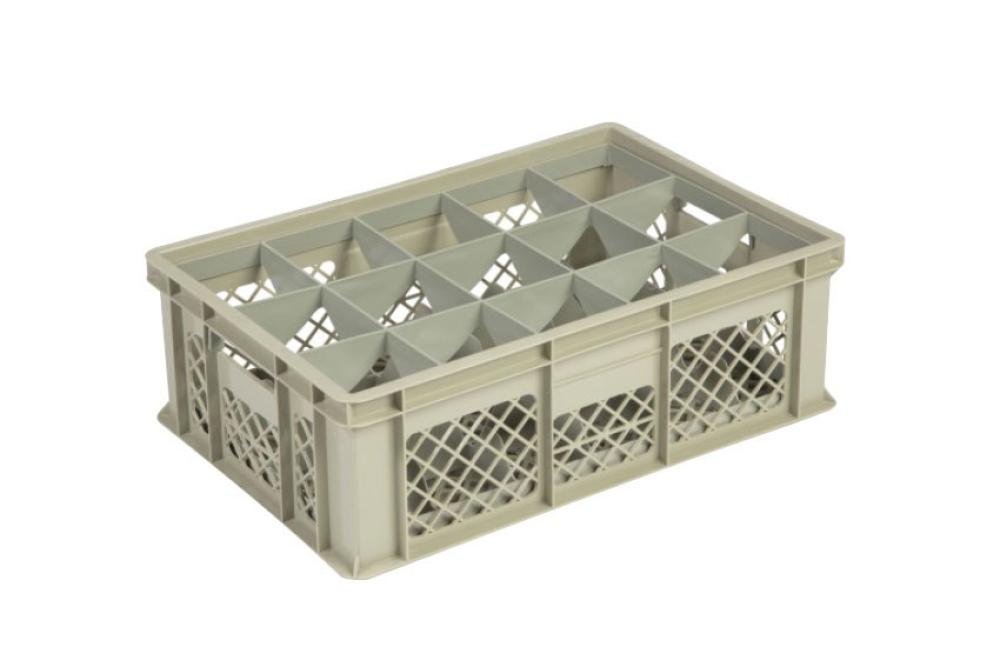 GOP-9203-093 | CASIER A VERRES 15 COMP. 600X400X200MM Ø106MM - AJOURE