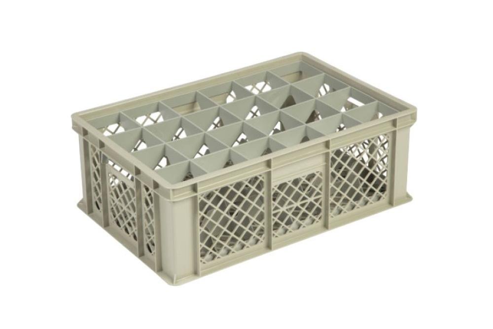 GOP-9224-093 | CASIER A VERRES 24 COMP. 600X400X220MM Ø86MM - AJOURE