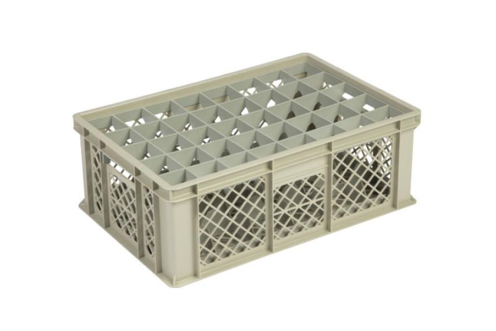 GOP-9225-093 | CASIER A VERRES 40 COMP. 600X400X220MM Ø65MM - AJOURE