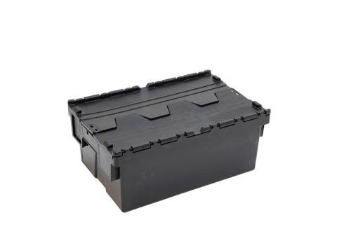 DPT-6255-020 | DISTRIBUTIEBAK ERGO - 600X400X250MM ZWARTE BODY + GEKLEURD DEKSEL - RECYCLED
