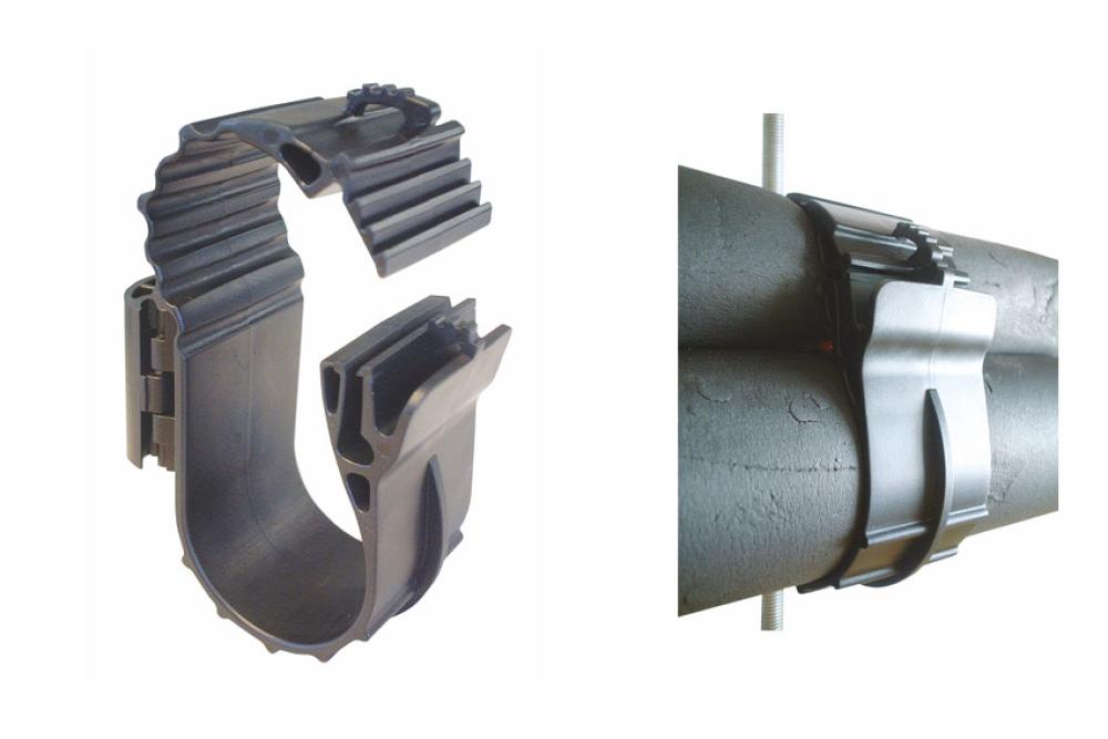 ASP-3350-000 | COLLIER EN MAT. SYNTH. 3/8' - 5/8' - P2 FIXATION M8/M10 - 5PCE/PCK