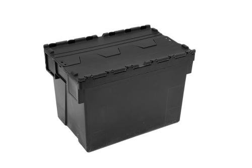 DPT-6405-020 | BAC NAVETTE - 600X400X400MM BAC NOIR + COUV. COLORIS - RECYCLED