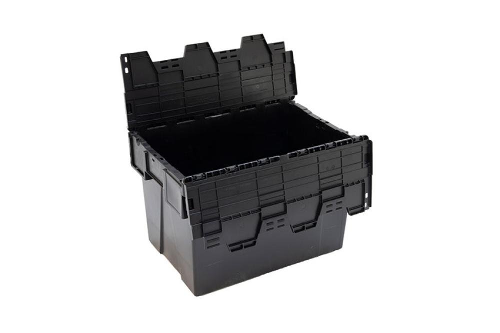 DPT-6405-020 | BAC NAVETTE - 600X400X400MM BAC NOIR + COUV. COLORIS - RECYCLED