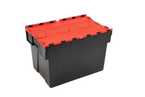 DPT-6405-070 | BAC NAVETTE - 600X400X400MM BAC NOIR + COUV. COLORIS - RECYCLED