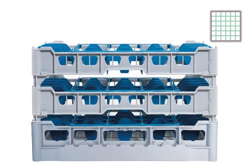 DWF-5260-041 | GLAZENKORF - 36 VAKKEN -  GLAS H:260MM Ø74MM