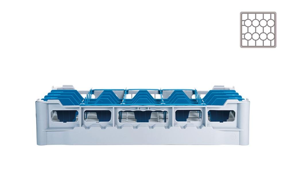 DWF-5073-050 | GLAZENKORF - 20 VAKKEN -  GLAS H:73MM Ø99MM
