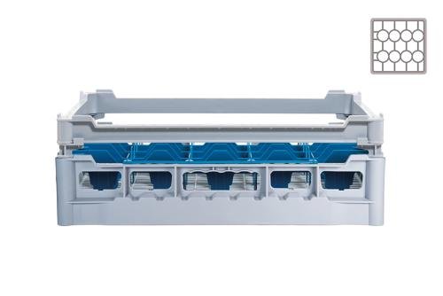 DWF-5120-050 | GLAZENKORF - 20 VAKKEN -  GLAS H:120MM Ø99MM