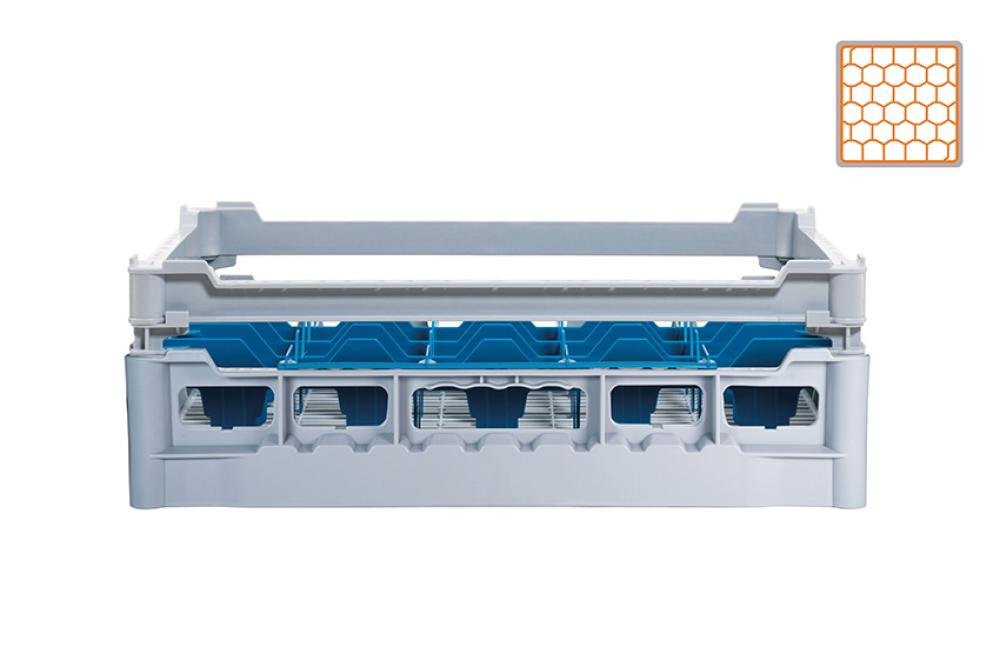 DWF-5120-072 | GLAZENKORF - 30 VAKKEN -  GLAS H:120MM Ø81MM