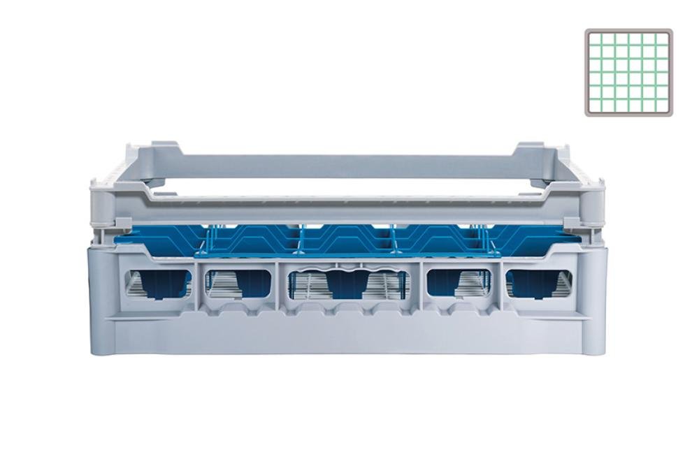 DWF-5120-041 | GLAZENKORF - 36 VAKKEN -  GLAS H:120MM Ø74MM