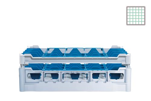 DWF-5140-041 | GLAZENKORF - 36 VAKKEN -  GLAS H:140MM Ø74MM