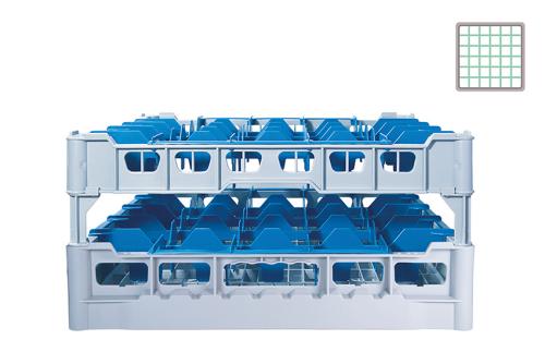 DWF-5200-041 | GLAZENKORF - 36 VAKKEN -  GLAS H:200MM Ø74MM
