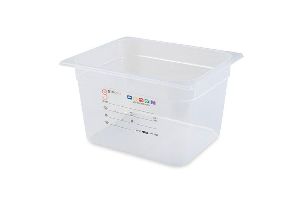 LPM-1220-990 | GN1/2 - IML LABEL - 200MM DIEP (HACCP) BPA FREE - EXCL. DEKSEL