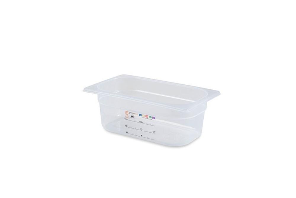 LPM-1410-990 | GN1/4 - IML LABEL - 100MM DIEP (HACCP) BPA FREE - EXCL. DEKSEL