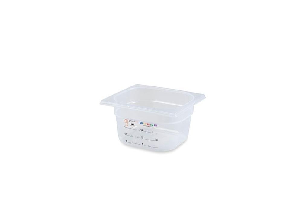 LPM-1610-990 | GN1/6 - IML LABEL - 100MM DIEP (HACCP) BPA FREE - EXCL. DEKSEL