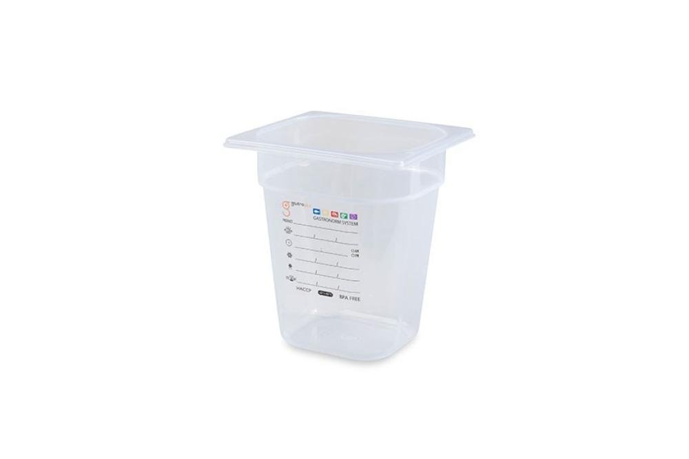 LPM-1620-990 | GN1/6 - IML LABEL - 200MM DIEP (HACCP) BPA FREE - EXCL. DEKSEL