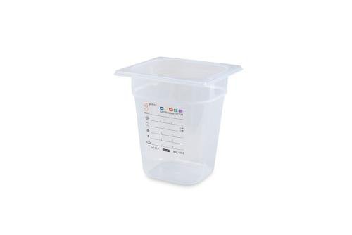 LPM-1620-990 | GN1/6 - IML LABEL - 200MM DIEP (HACCP) BPA FREE - EXCL. DEKSEL