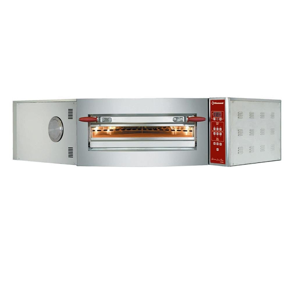 CGD/1-DG | Four électrique d'angle, 1 chambre, 8 pizzas Ø 350 mm