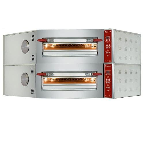 CGD/2-DG | Elektrische hoekoven, 2 kamers, 2x 8 pizza's Ø 350 mm