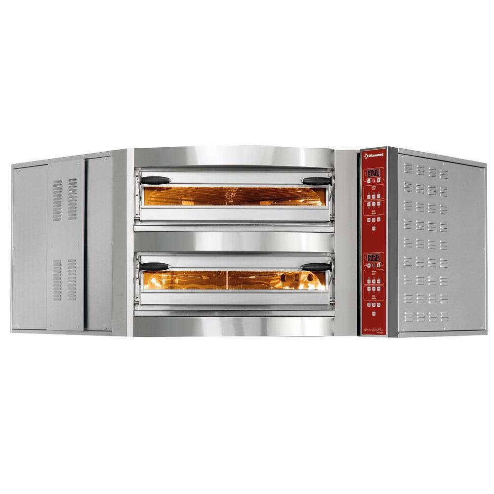 CGD/2-DG--230/3- | Elektrische hoekoven, 2karmers, 2x 8 pizza's Ø 350 mm