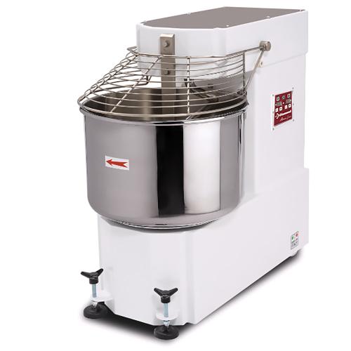 DH80B/T2V | Spiraalkneder 85 liters, 2 snelheden, - Automatisch, digitaal, 2 wielen en 2 cilinders