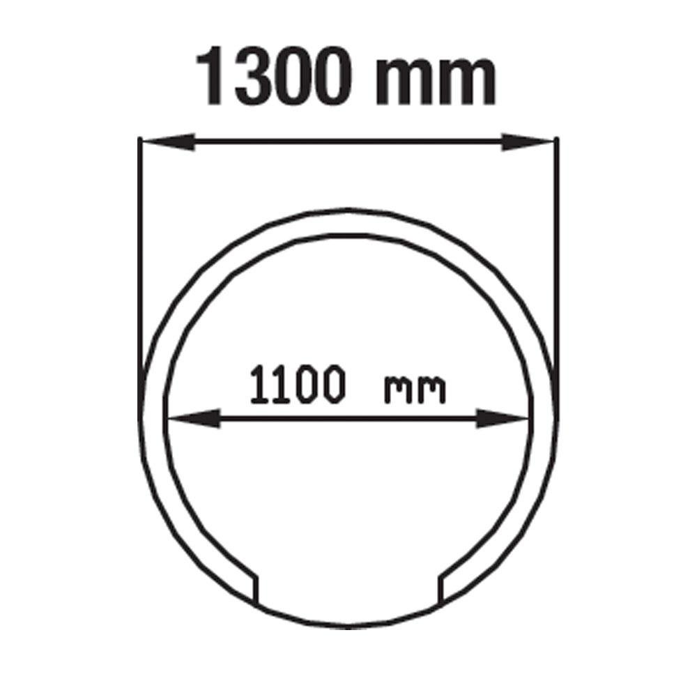 FBK-1100 | Four à pizzas traditionnel à bois Ø 1100 mm - Démonté