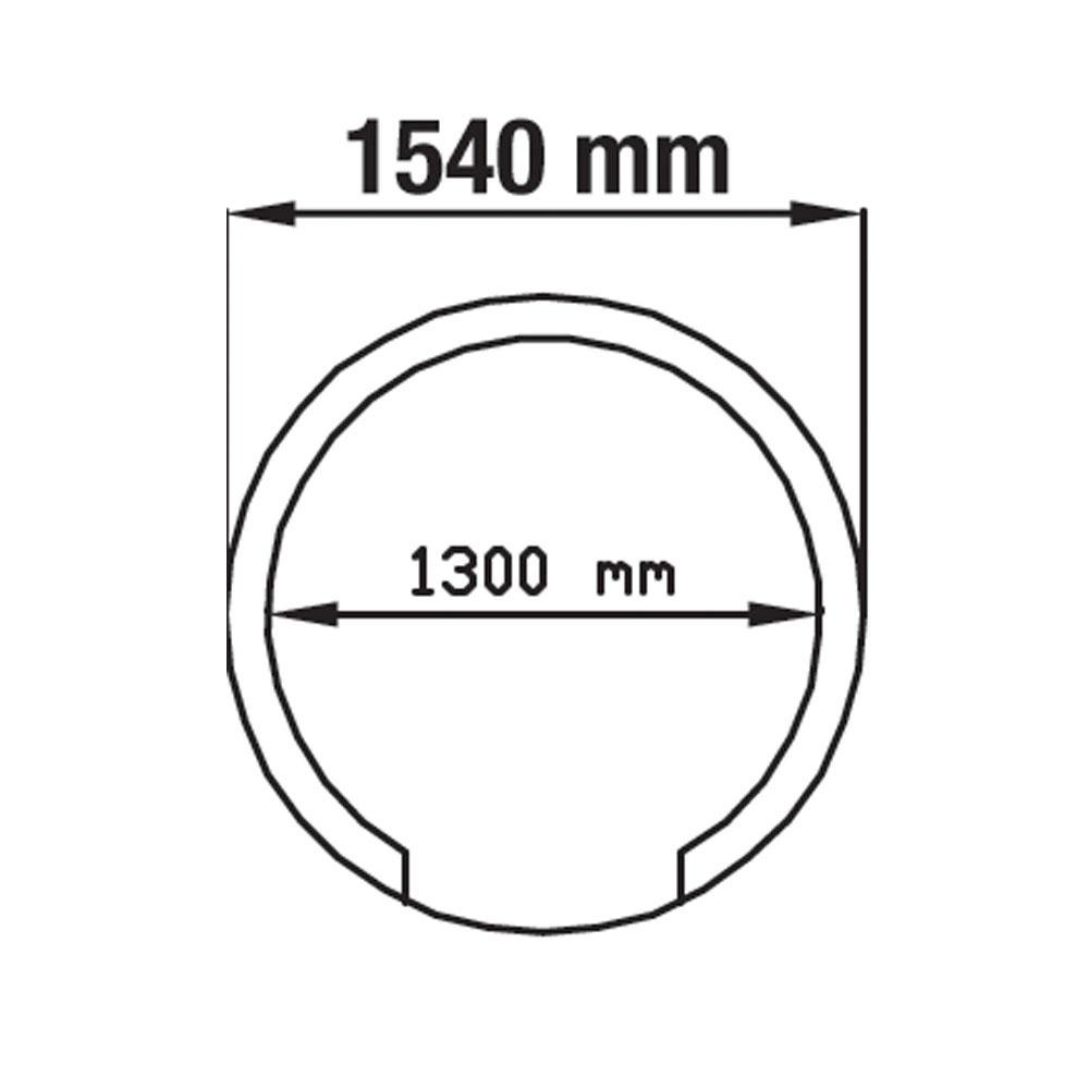 FBK-1300 | Four à pizzas traditionnel à bois Ø 1300 mm - Démonté