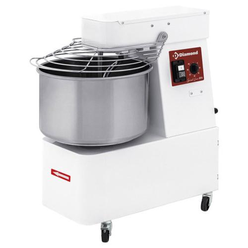 FD33/M1-S | Pétrin à spirale 33 litres, timer, sur roues