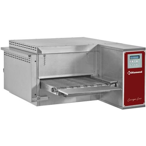 FTEV40/58-N-230/1- | Elektrische tunnel-oven geventileerd, breedte 400 mm